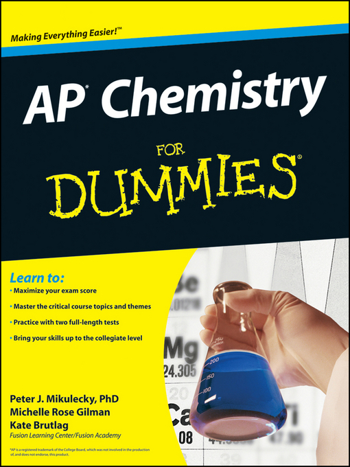 Title details for AP Chemistry For Dummies® by Peter J. Mikulecky - Wait list